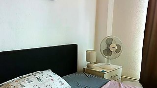 Adorable brunette hospital hidden cam footage