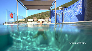 Underwater Anal Ass Lick Face Fuck Cum Eat