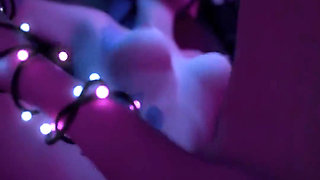 Tattoed Blue Haired Girl in Orgasmic Missionary!