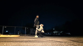 Thick BBW Wife Public Sex on a Chilly Morning! Badblondiemonroe