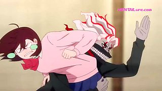 Hot MILF Moans in Dandadan HENTAI Parody While Getting Fucked  Creampied Hard