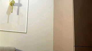 Sexy teen babe fingering her hot pussy in solo masturbation