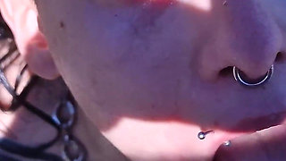 Outdoor Blowjob by the Sea From a Horny Stranger on the Nudist Beach