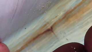 Single BBW Hot Girl After Sex She Is Pee in Public Toilet - Hairy Big Pussy