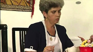 Grandma Watches Young Couple Fuck in Front of Her - David Perry & Patty Page Missionary Doggy Style