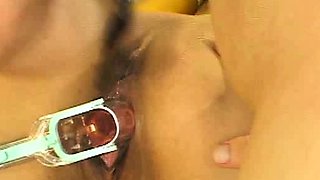 Horny amateur asian teen girl toying her pussy on cam