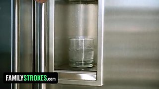 Stepbro Gets Hooked on His Hot Step-Sister-In-Law's Sex
