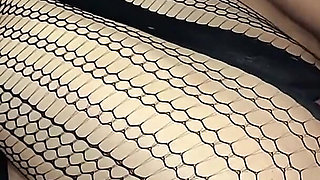 Stepmom MILF Latina Cheats on Husband in Lingerie and Heels with Hard Pussy Creampie