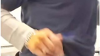 I Piss In Public Bathroom While At Work For Fan That Requested