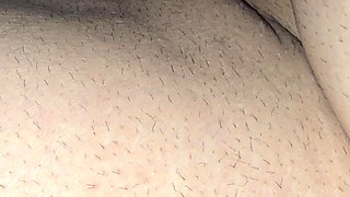 Step mom Controls step son Cock and Moans while handjob him in bed