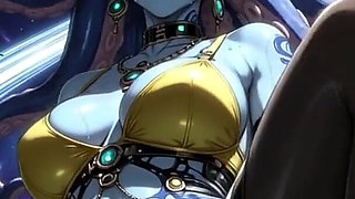 Gol Busty Alien Fantasy Animation V2