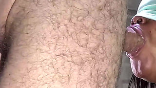 Massive Load Swallowed Ebony Slut Swallows