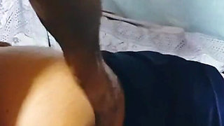 Fingering My Wife's Ass After Massaging Her for the First Time