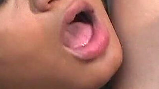 Explosive Handjob with Squirting on Mouth