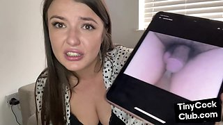 Bigtitted whore commentig small dicks pic