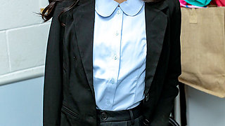 The Law Won't Get You Out of Trouble, but Sucking the Security Guard's Big Cock Might