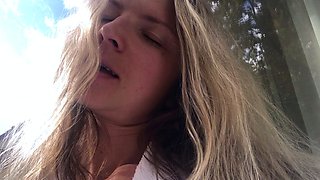 Blonde teen Sierras first erotic masturbation video