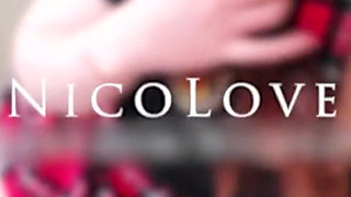 Nico Love in Schoolgirl Uniform Getting Cum All Over Her Face