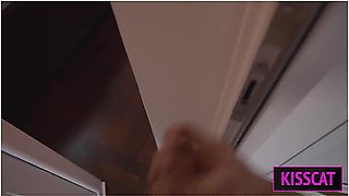 S3e7: Step Son Caught Two Step Moms While Lesbian Sex And Fuck Them In Share Bed Till Squirt - Kiss Cat