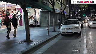 Babe strokes clit as lover fucks her tight pussy deep