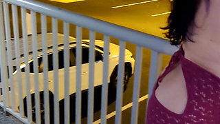 Hot Wife Showing off at the Resort!