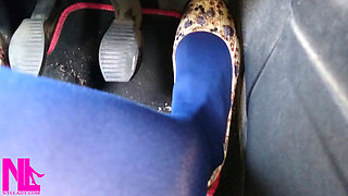 Driving Fast in Flowered Ballet Flats