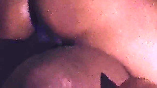 Hot Horny Woman in the Night Riding for Cum Inside.