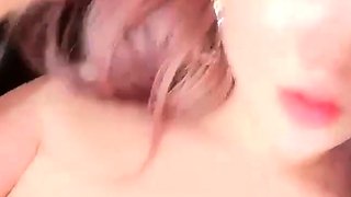 Hot amateur Asian GF toys sucks and fucks