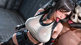 Riley (cod) X Tifa (ff7)