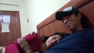 Desi Aunty Demands More Milk - Indian MILF Cheating in Hotel Room - Homemade HD