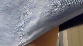 Giantess Gets Watched in Shower Playing with Pussy and Squishes Tiny Man When She Sees Him
