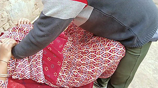 Saheb Ji Fucked the Innocent Village Maid with Big Breasts by Making Her a in the Courtyard of the House