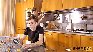 Shame4k. boy wants to pound her neighbor and he finds a way to do it