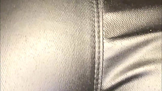 Leather Ass Sniff & JOI - Ebony Goddess Luna Law Makes You Stroke That Dick for Her Perfect Bubble Butt, Portrait Vertical Video