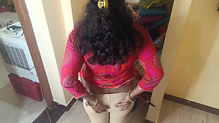 Housewife Showing Cute Breast for Her Step Stepbrother