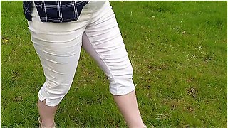 Alice - Casually Peeing Jeans While Walking, Then Wetting The Car Seat ;)