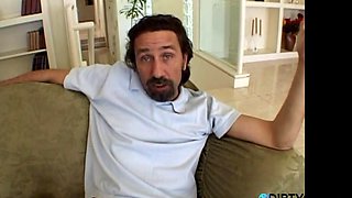 Meatpipe longing teenager gets her cram in gonzo DOUBLE PENETRATION group sex