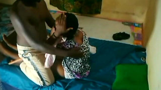 African Student at Her Teacher's Home