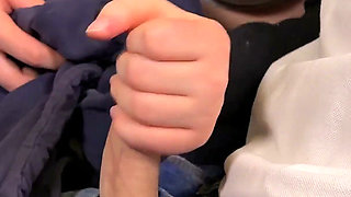 Public Cock Flashing in Airplane - I Made Stranger to Cum. Risky Handjob During Flight