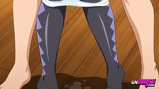 Hot Teens Fuck on Beach - Hentai Anime Sex with Big Tits and Creampie