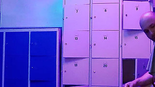 Skinny German Nymphomaniac Glasses Girl Vivi Vallentine Seduce Stranger to Fuck at Fitness Gym