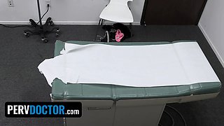 Naughty latina Apryl Rein makes a deal with her doc for faux chastity certificate - crank doctor