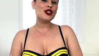 Stewardess Guiding Your Handjob and Taking You to the Skies