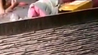 French Amateur Brunette MILF Doggy Style