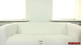 Fake Producer Casting Couch Surprise Cumshot on Teen Belly