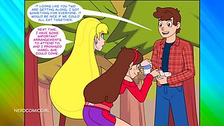 Gravity Falls Hentai Parody - Mabel Pines Pussy Licking & Cowgirl Sex