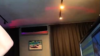Cute amateur brunette naughty in solo jerking show on camera