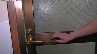 Amateur Asian College Teen Gives Blowjob