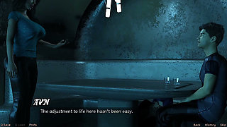Stranded in Space - Date Night with Hot Blue Haired MILF
