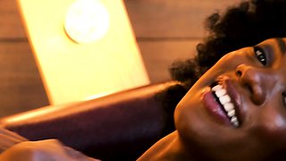 Sexy black Ana Foxxx passion posing